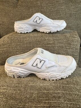 New Balance 801 Mules White Slip-on All Terrain Shoes W801WW Size 8